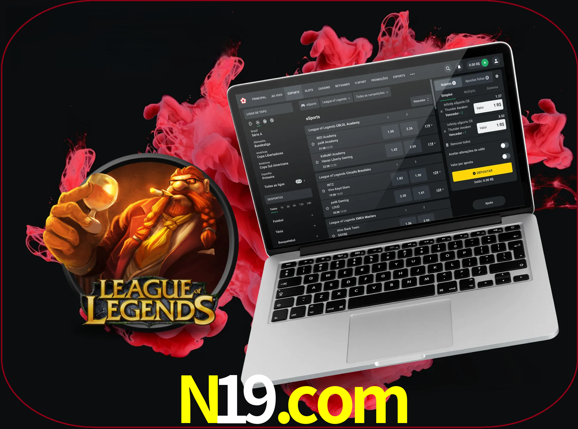 Se é um fã deste jogo, muitos torneios fantásticos que o vão surpreender estão disponíveis no n19.